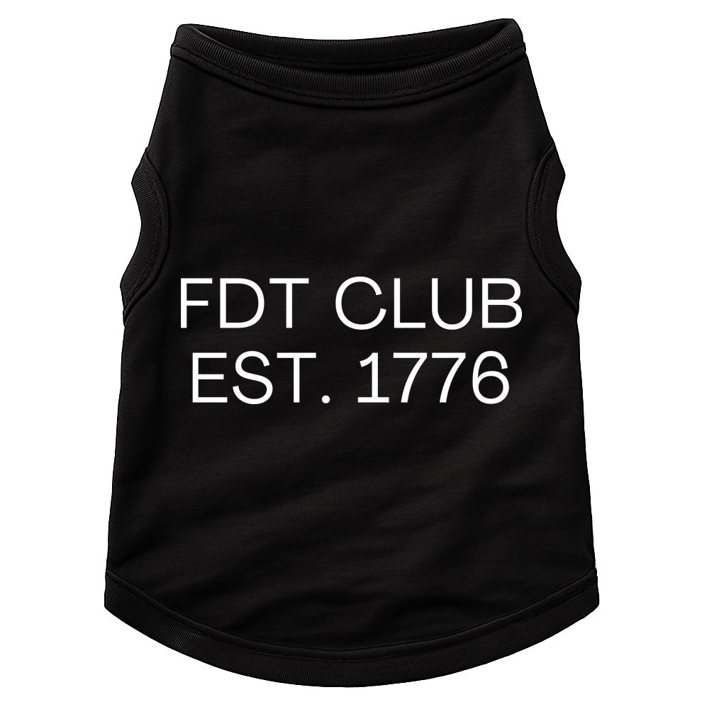 FDT CLUB EST. 1776 Doggie Tank