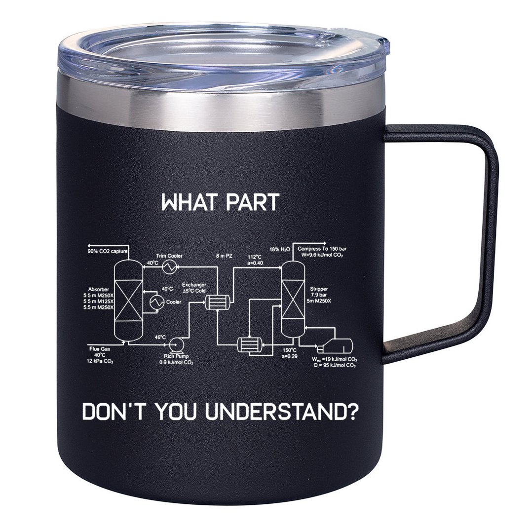 Funny Chemical Engineer Funny Gift Chemical Engineering 12oz Stainless Steel Coffee Mug