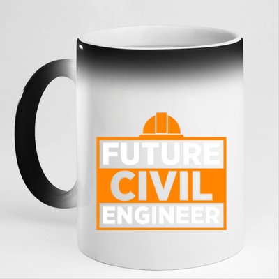 Future Civil Engineer Civil Engineer Dad Gift 11oz Black Color Changing Mug