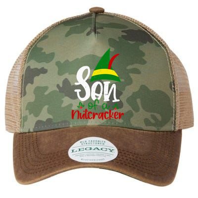 Funny Christmas Elf Son Of A Nutcracker Legacy Tie Dye Trucker Hat