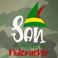 Funny Christmas Elf Son Of A Nutcracker Legacy Tie Dye Trucker Hat