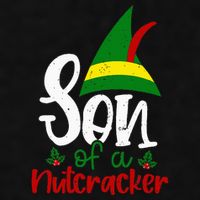 Funny Christmas Elf Son Of A Nutcracker Ladies PosiCharge Tri-Blend Wicking Tank