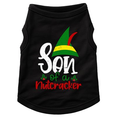 Funny Christmas Elf Son Of A Nutcracker Doggie Tank