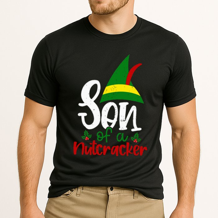 Funny Christmas Elf Son Of A Nutcracker Performance Shirt