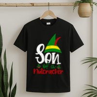 Funny Christmas Elf Son Of A Nutcracker T-Shirt