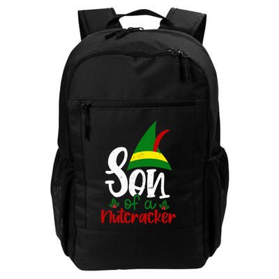 Funny Christmas Elf Son Of A Nutcracker Backpack