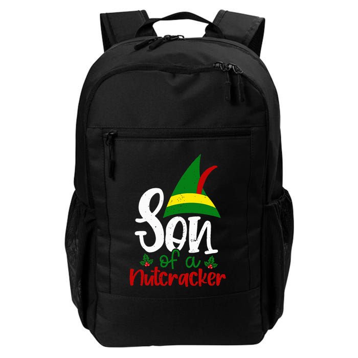 Funny Christmas Elf Son Of A Nutcracker Backpack