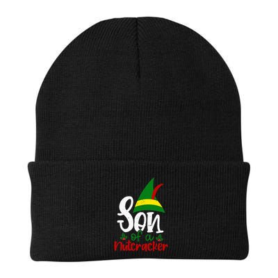 Funny Christmas Elf Son Of A Nutcracker Beanie