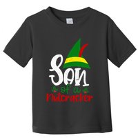 Funny Christmas Elf Son Of A Nutcracker Toddler T-Shirt