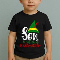 Funny Christmas Elf Son Of A Nutcracker Toddler T-Shirt