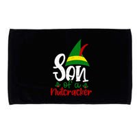 Funny Christmas Elf Son Of A Nutcracker Microfiber Hand Towel