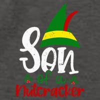 Funny Christmas Elf Son Of A Nutcracker Vector Backpack