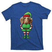 Funny Christmas Elf Dachshund Dog Doxie Gift T-Shirt