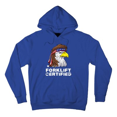 Forklift Certified Eagle Mullet Usa Fork Lift Forklift Hoodie