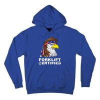 Forklift Certified Eagle Mullet Usa Fork Lift Forklift Tall Hoodie