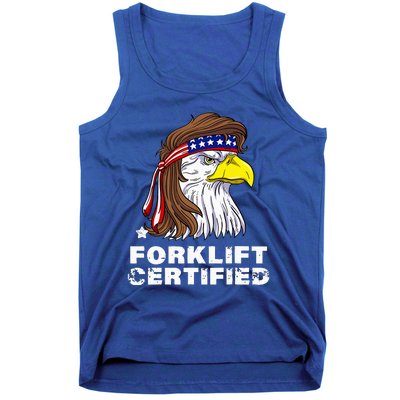 Forklift Certified Eagle Mullet Usa Fork Lift Forklift Tank Top