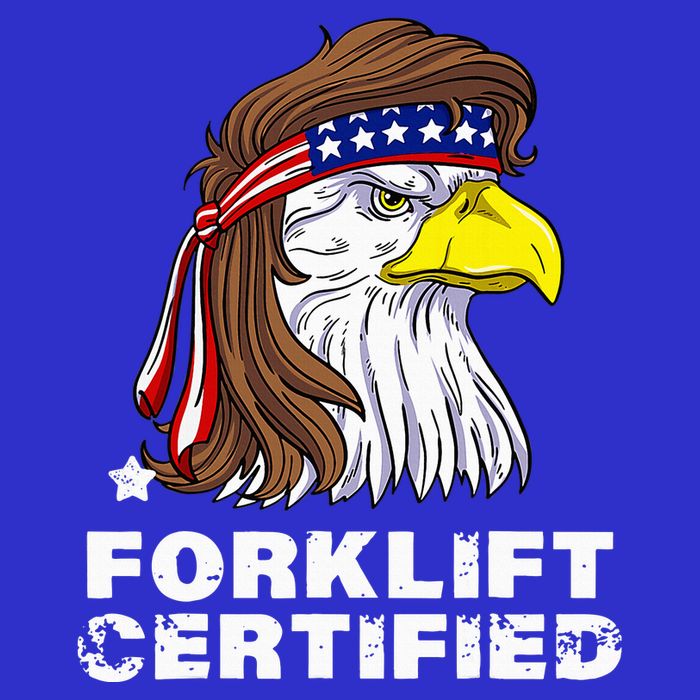 Forklift Certified Eagle Mullet Usa Fork Lift Forklift Kids Sweatshirt