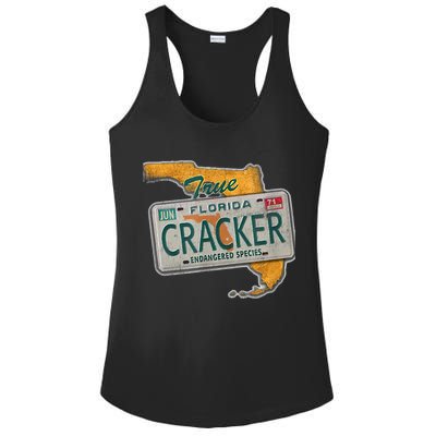 Florida Cracker Endangered Species Florida Native Ladies PosiCharge Competitor Racerback Tank