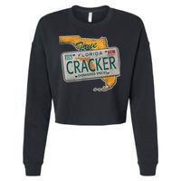 Florida Cracker Endangered Species Florida Native Cropped Pullover Crew