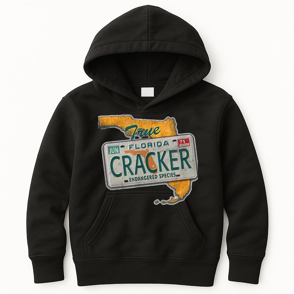Florida Cracker Endangered Species Florida Native Kids Hoodie