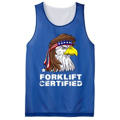 Forklift Certified Eagle Mullet Usa Fork Lift Forklift Mesh Reversible Basketball Jersey Tank