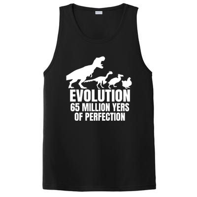 Funny Chicken Evolution Farmer Dinosaur Tcool Giftrex Funny Hen Gift PosiCharge Competitor Tank