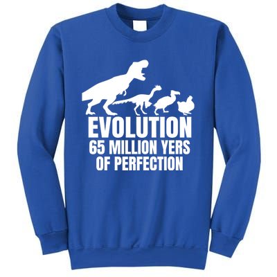 Funny Chicken Evolution Farmer Dinosaur Tcool Giftrex Funny Hen Gift Sweatshirt