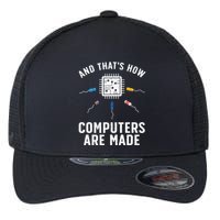 Funny Computer Engineer Design For Chip Resistor Flexfit Unipanel Trucker Cap