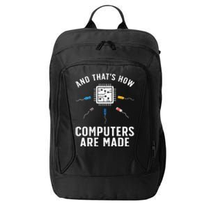 Funny Computer Engineer Design For Chip Resistor City Backpack