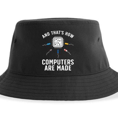 Funny Computer Engineer Design For Chip Resistor Sustainable Bucket Hat
