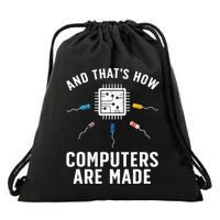 Funny Computer Engineer Design For Chip Resistor Drawstring Bag