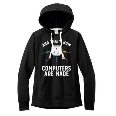 Funny Computer Engineer Design For Chip Resistor Women's Fleece Hoodie