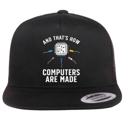 Funny Computer Engineer Design For Chip Resistor Flatbill Hat