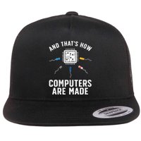 Funny Computer Engineer Design For Chip Resistor Flatbill Hat