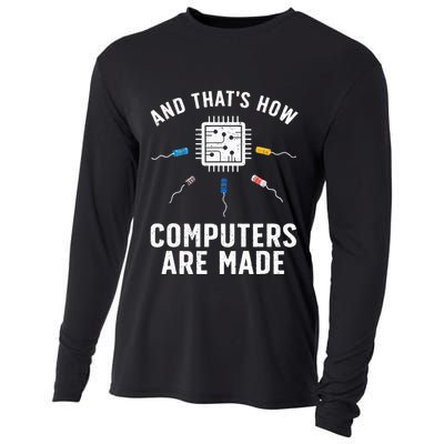 Funny Computer Engineer Design For Chip Resistor Cooling Performance Long Sleeve Crew