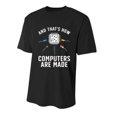 Funny Computer Engineer Design For Chip Resistor Youth Performance Sprint T-Shirt