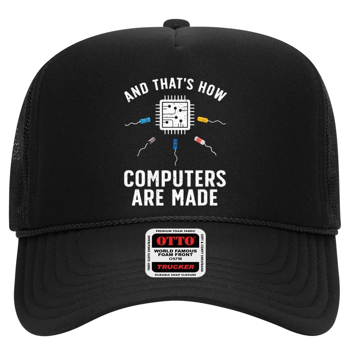 Funny Computer Engineer Design For Chip Resistor Trucker Hat