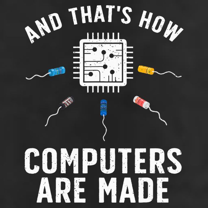 Funny Computer Engineer Design For Chip Resistor Trucker Hat