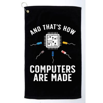 Funny Computer Engineer Design For Chip Resistor Golf Towel