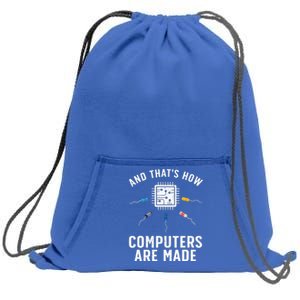 Funny Computer Engineer Design For Chip Resistor Sweatshirt Cinch Pack Bag