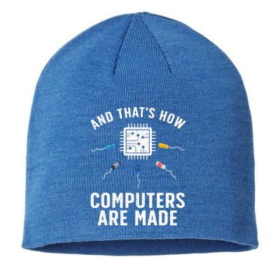 Funny Computer Engineer Design For Chip Resistor Sustainable Beanie