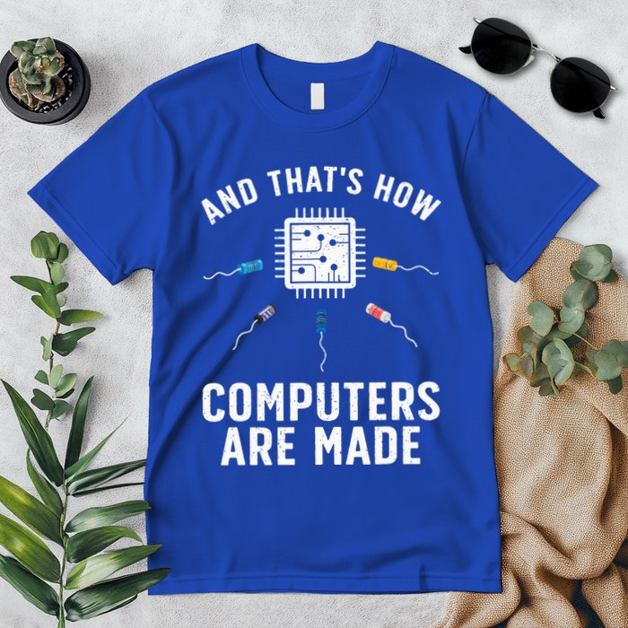 Funny Computer Engineer Design For Chip Resistor Premium T-Shirt