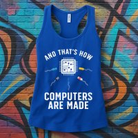 Funny Computer Engineer Design For Chip Resistor Womens Tank Top