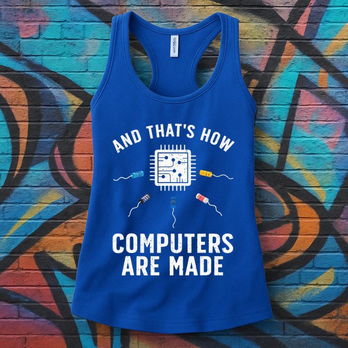Funny Computer Engineer Design For Chip Resistor Womens Tank Top
