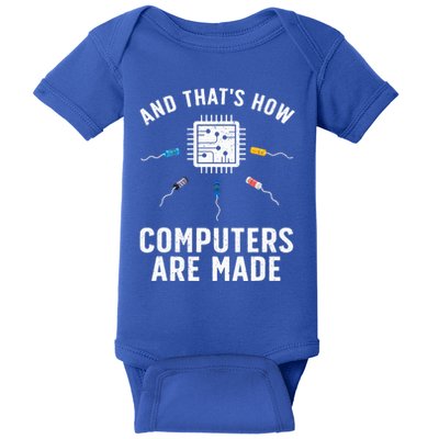 Funny Computer Engineer Design For Chip Resistor Baby Bodysuit