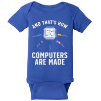 Funny Computer Engineer Design For Chip Resistor Baby Bodysuit