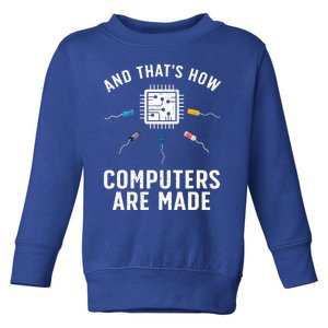 Funny Computer Engineer Design For Chip Resistor Toddler Sweatshirt