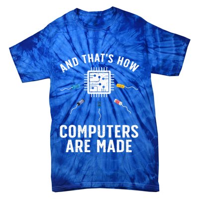 Funny Computer Engineer Design For Chip Resistor Tie-Dye T-Shirt