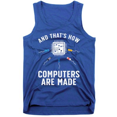 Funny Computer Engineer Design For Chip Resistor Tank Top