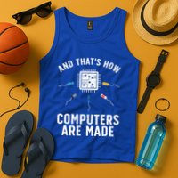 Funny Computer Engineer Design For Chip Resistor Tank Top